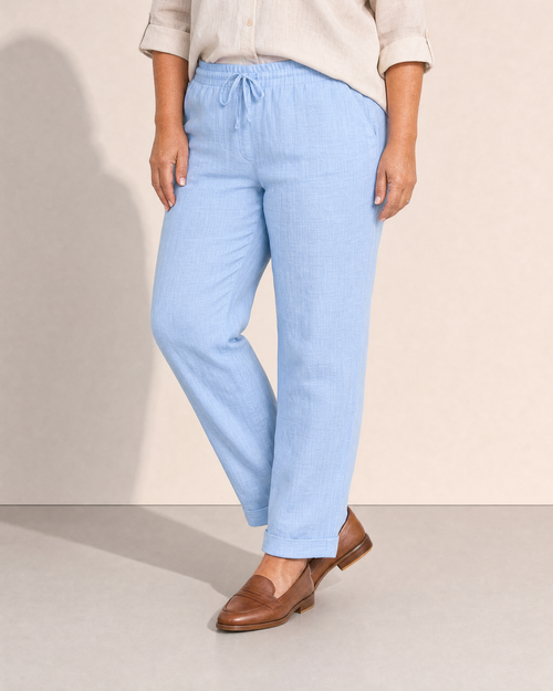Blair Relaxed Linen Trousers - Adeline studio