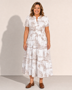 Paige Printed Maxi Dress - Adeline studio