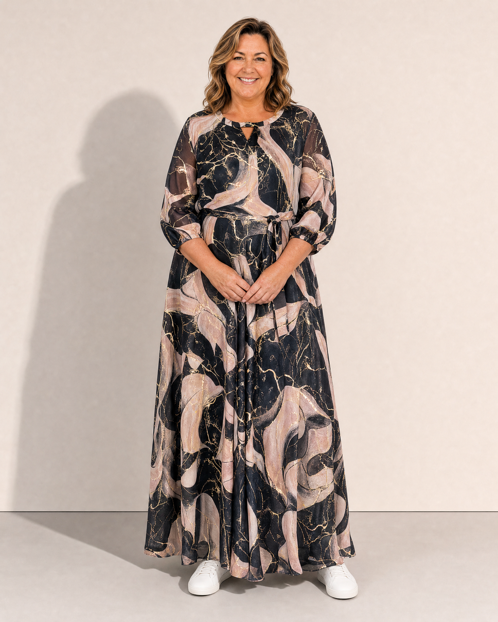 Celine A-Line Maxi Dress - Adeline studio