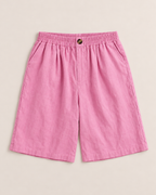 Cora Lightweight Everyday Shorts - Pink flat lay, Lightweight Everyday Shorts