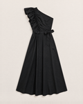 Josephine Flowy Maxi Dress - Black flat lay