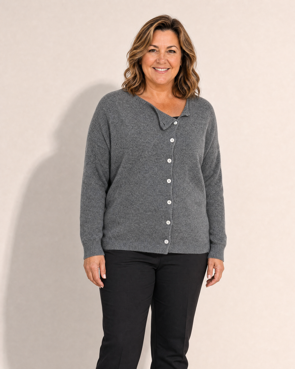 Julia Button Knit Sweater - Adeline studio