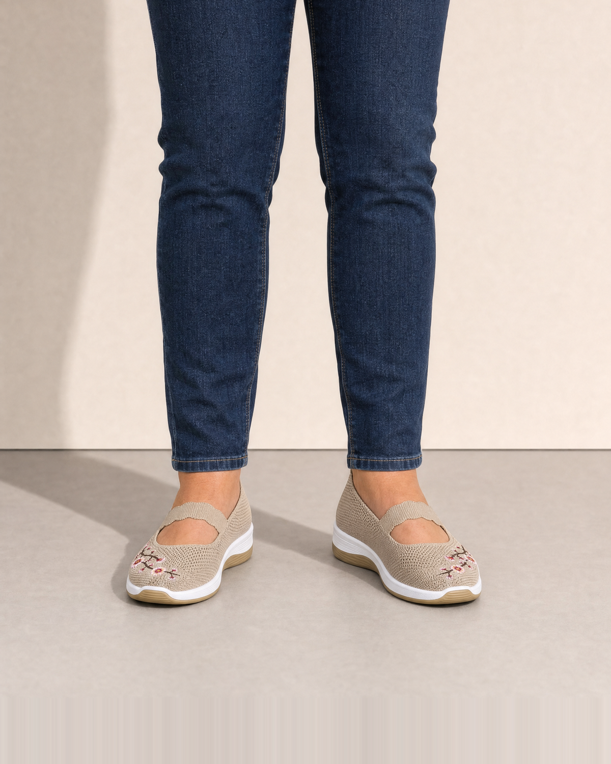 Katherine Floral Comfort Shoes - Adeline studio