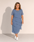 Kiera Elegant Midi Dress - Adeline studio