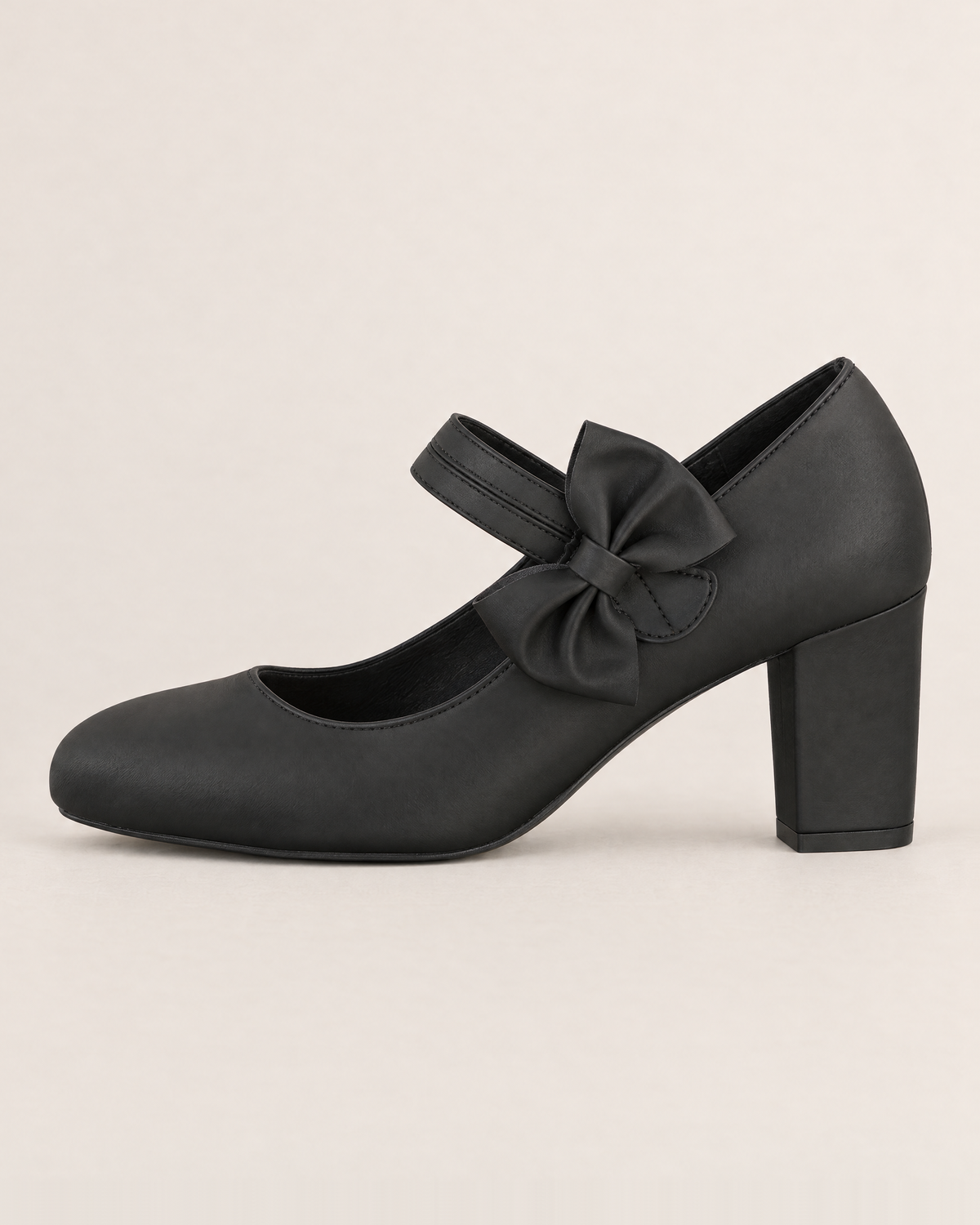 Lenore Charming Mary Jane Shoes - Black packshot