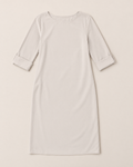 Linnea Effortless Midi Dress - Off-White flat lay