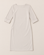Linnea Effortless Midi Dress - Off-White flat lay