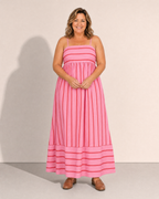 Audrey Striped Maxi Dress - Adeline studio