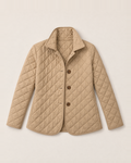 Maeve Lightweight Quilted Jacket - Khaki flat lay