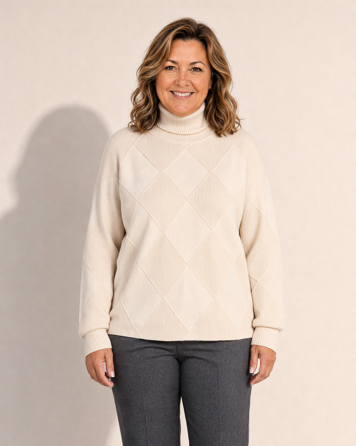 Daphne Premium Turtleneck Sweater - Adeline studio