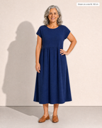 Monica Relaxed Midi Dress - Adeline studio, shown on a size M, 160 cm