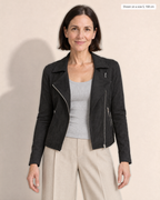 Paloma Soft Suede-Look Jacket - Adeline studio, shown on a size S, 168 cm