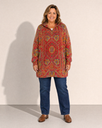 Seraphina Retro Hooded Knit Tunic - Adeline studio