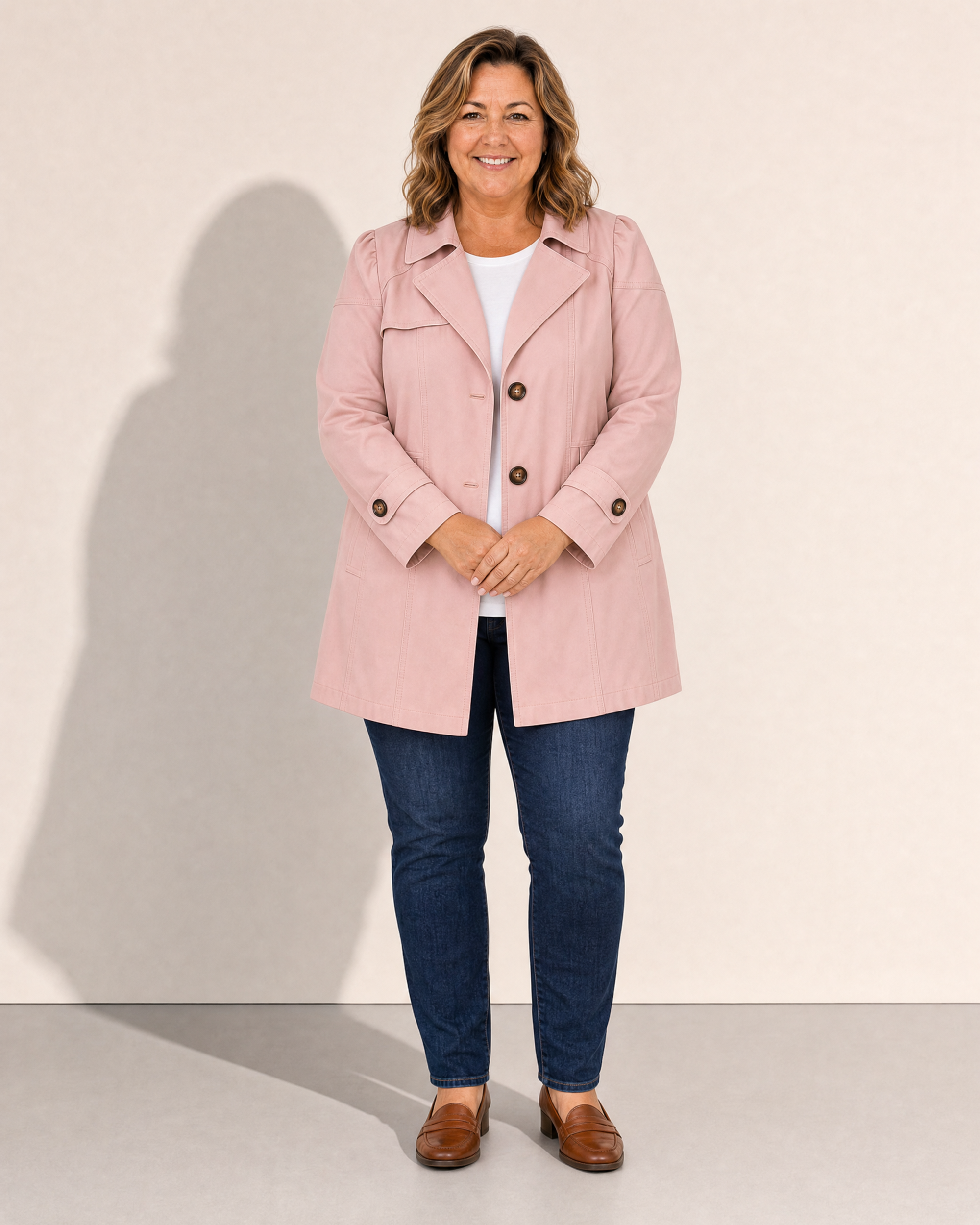 Seraphina Vintage-Inspired Trench Coat - Adeline studio