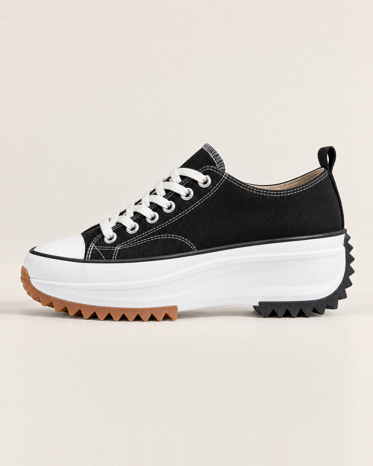 Solana Chunky Platform Sneakers - Black packshot